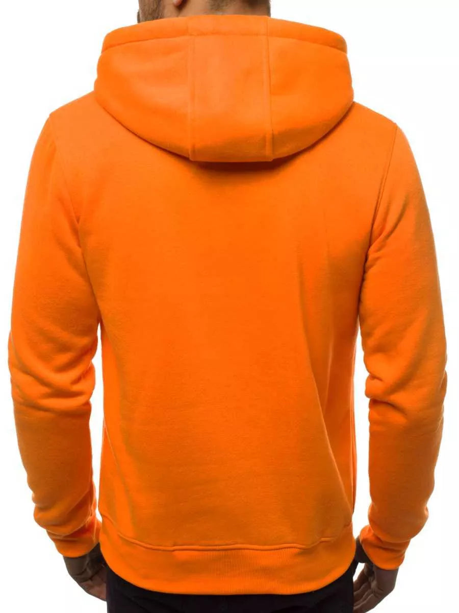 Orange men's hoodie Buvoli