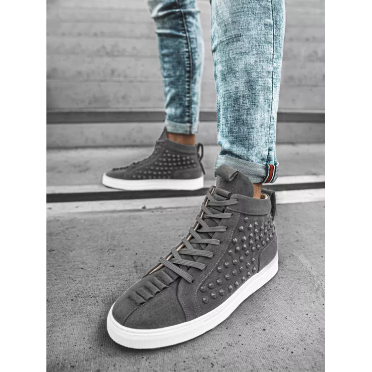 Men's grey sporty boots Derol