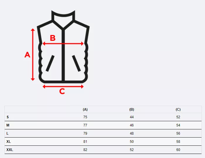 Red reversible vest with hood Kristine