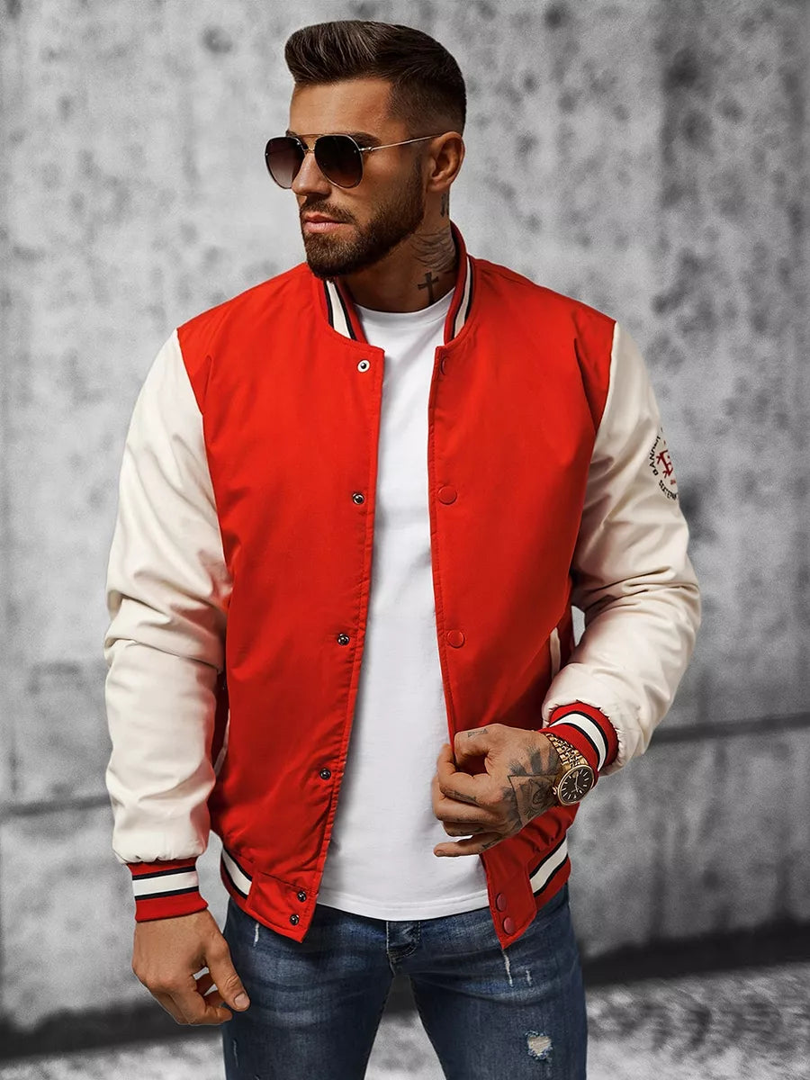 Red men's jacket Perot