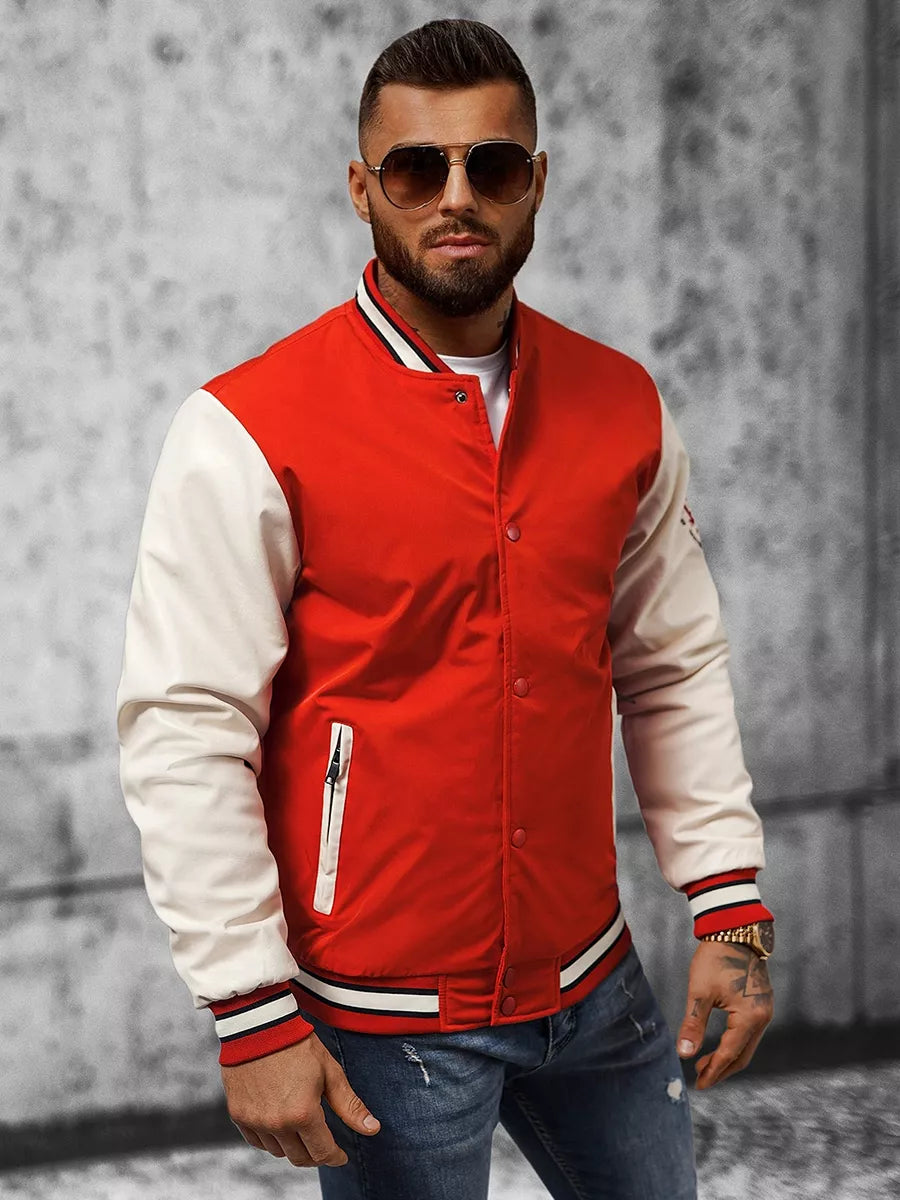 Red men's jacket Perot