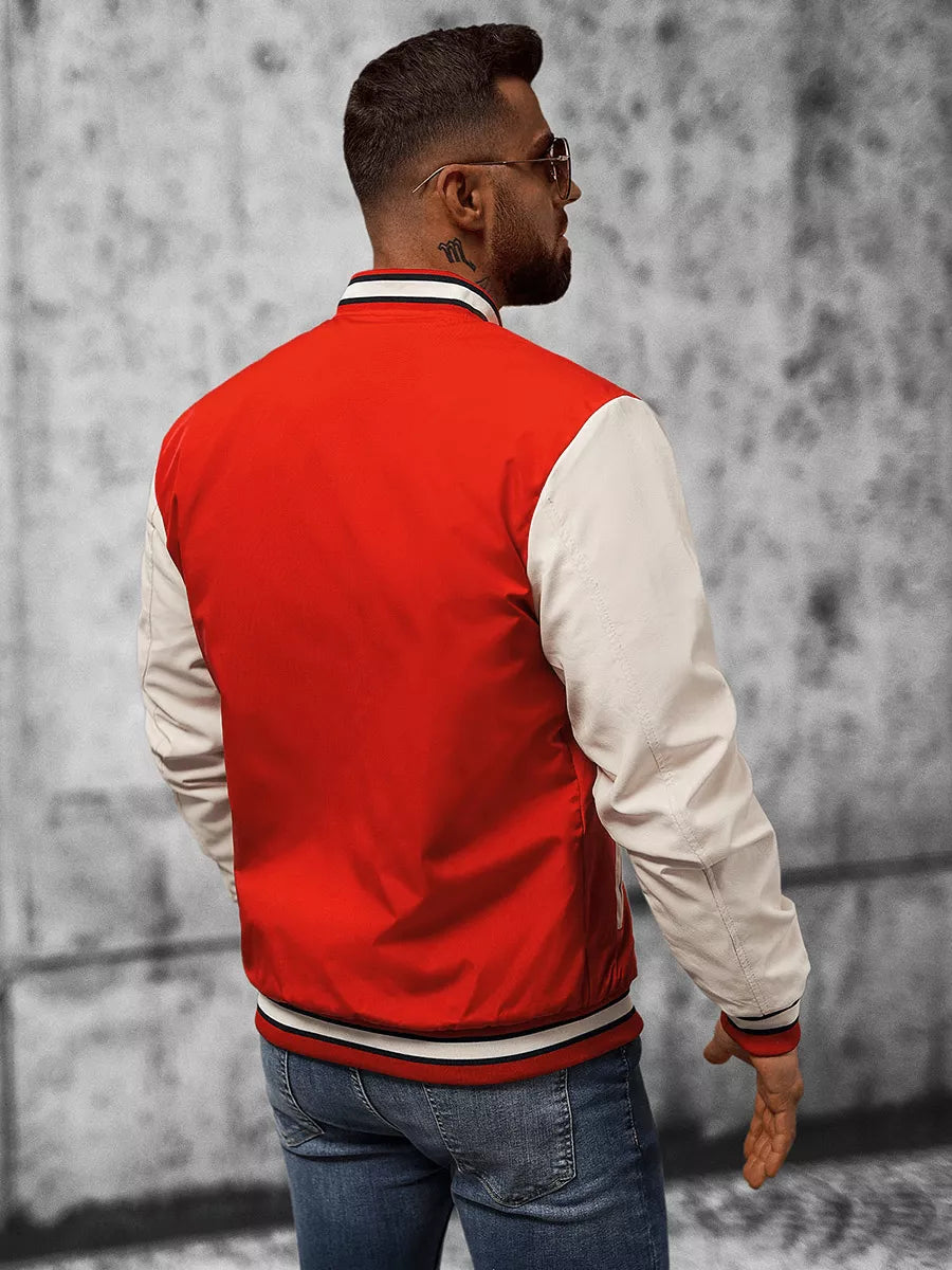 Red men's jacket Perot