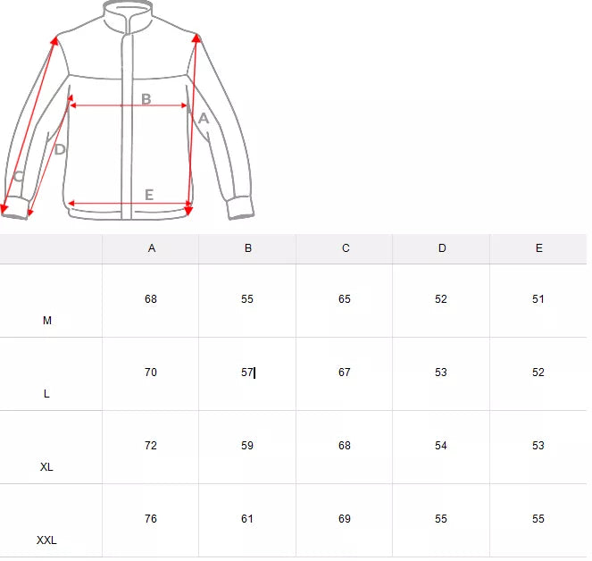 Maril transitional red men's jacket