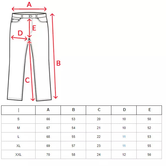 : Red men's classic trousers Lonel