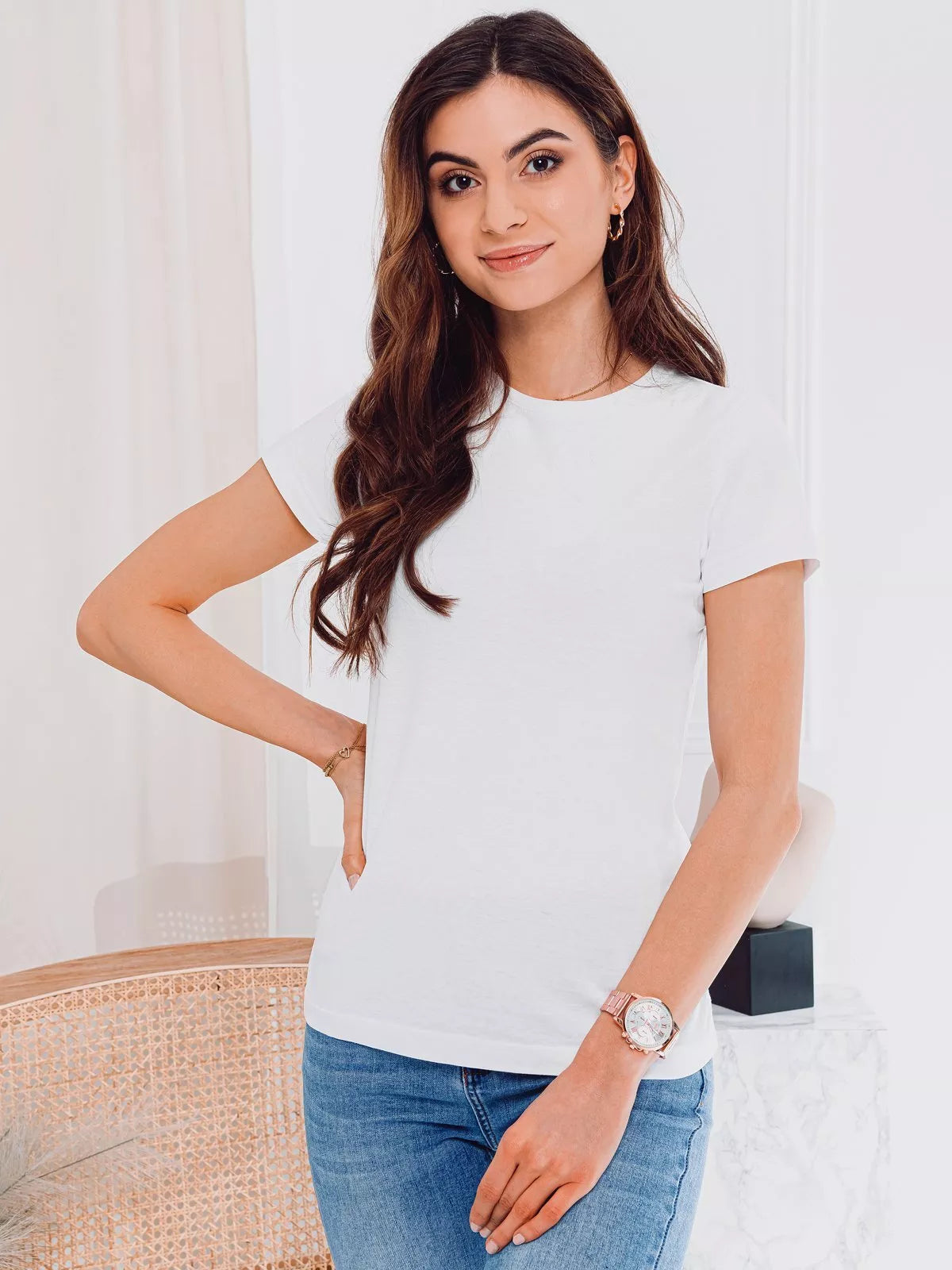 Women's white T-shirt Nova