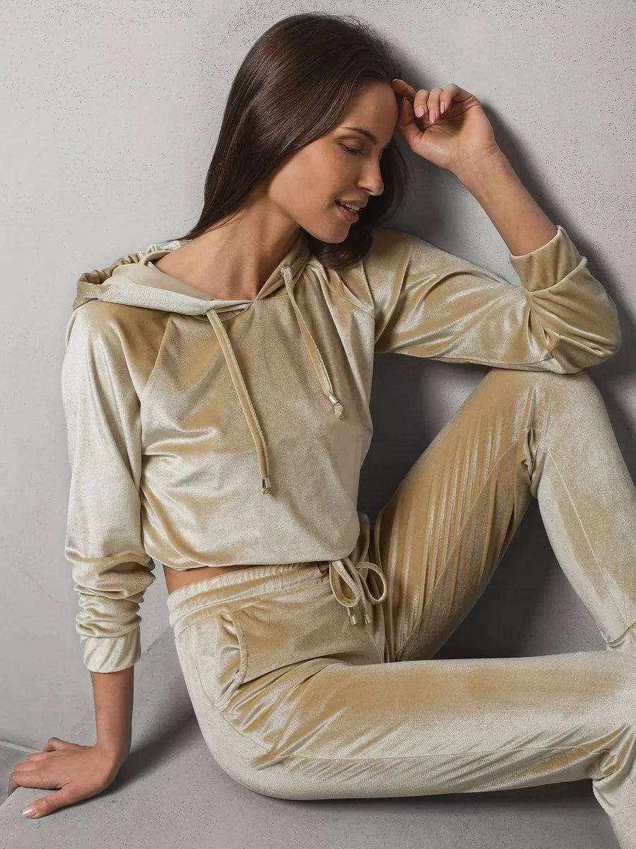 : Beige women's sports set Gabriel