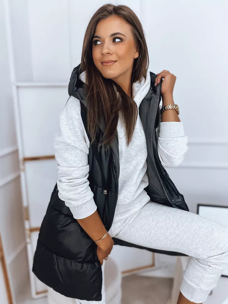 Women's black vest Rosi