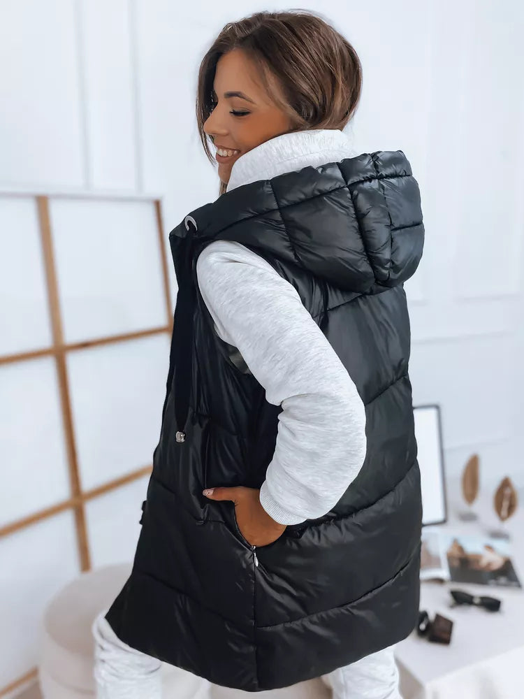 Women's black vest Rosi