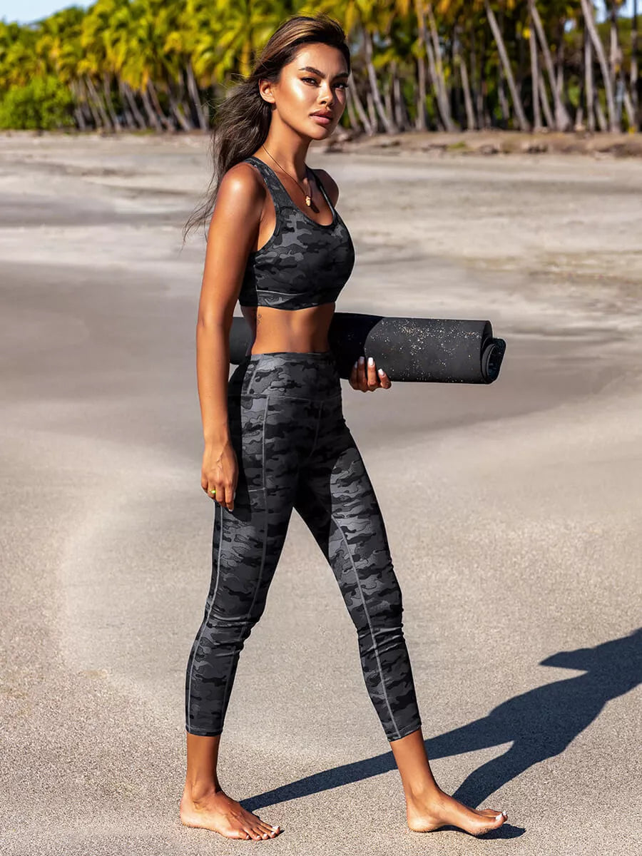 Women's black Keral suit.