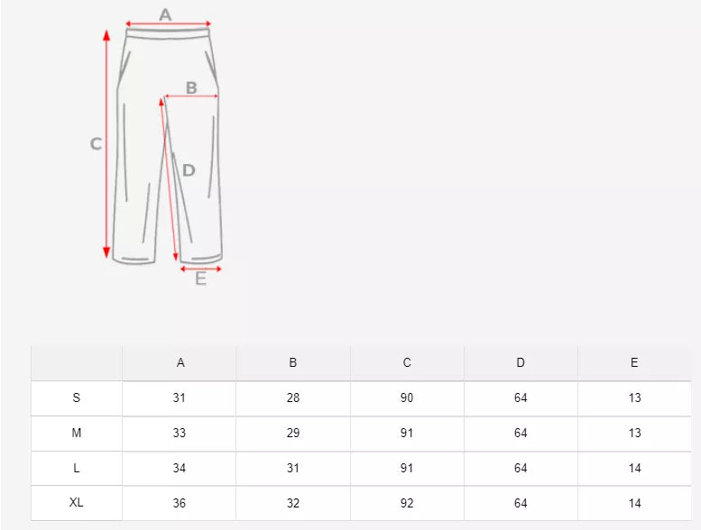 : Women's red casual pants Carol