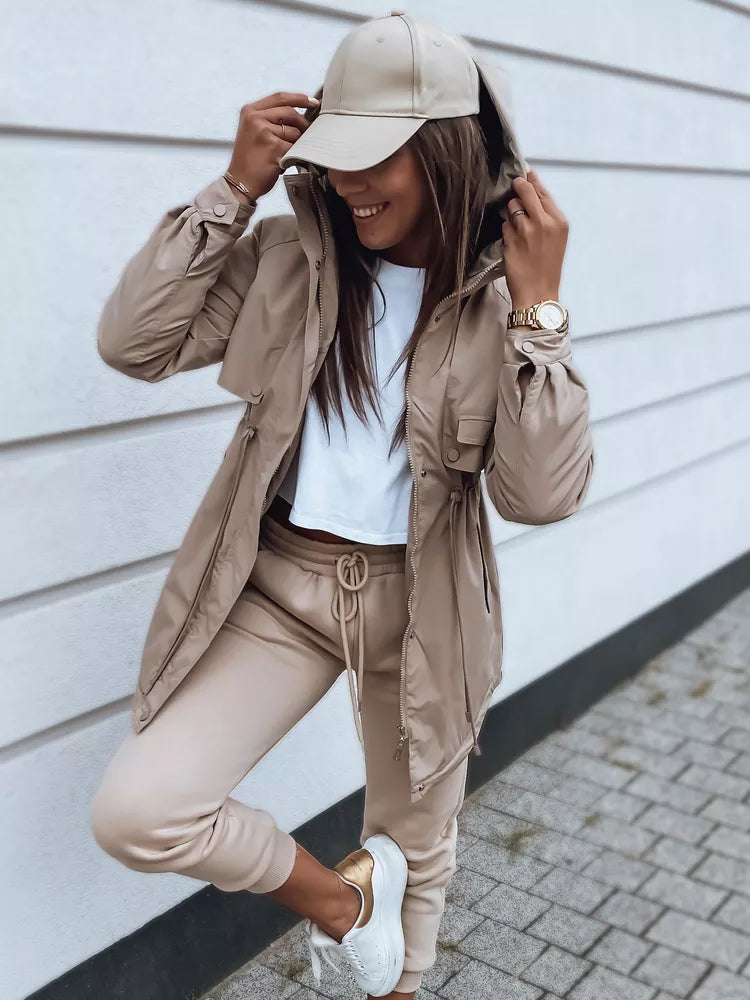 Women's brown jacket Golir