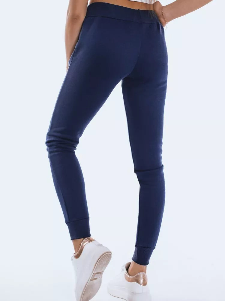 Women's navy blue casual pants Flor