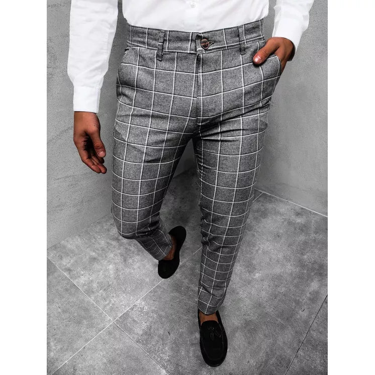 Dark gray classic trousers Voel