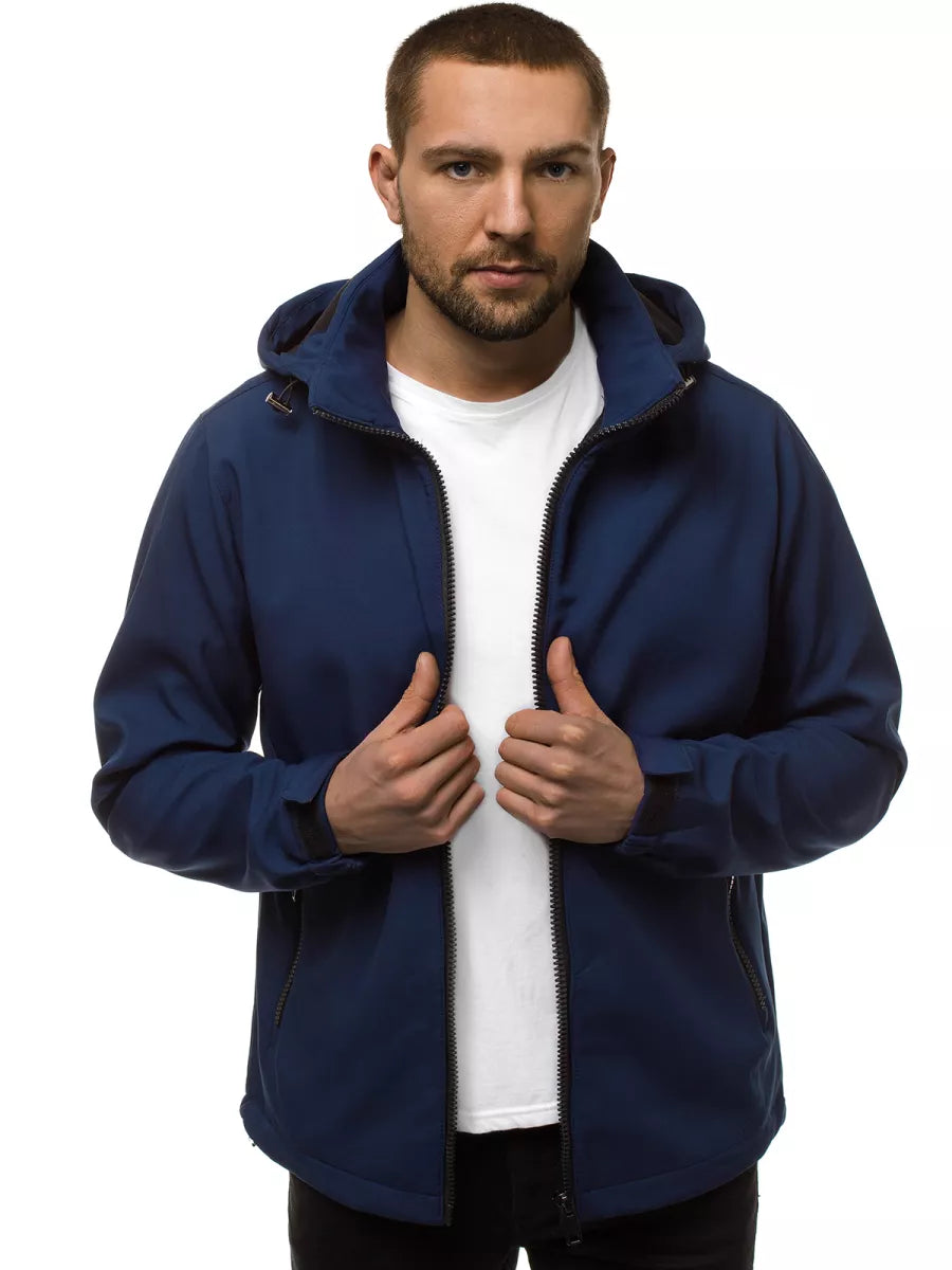 Dark blue men's jacket Gigor