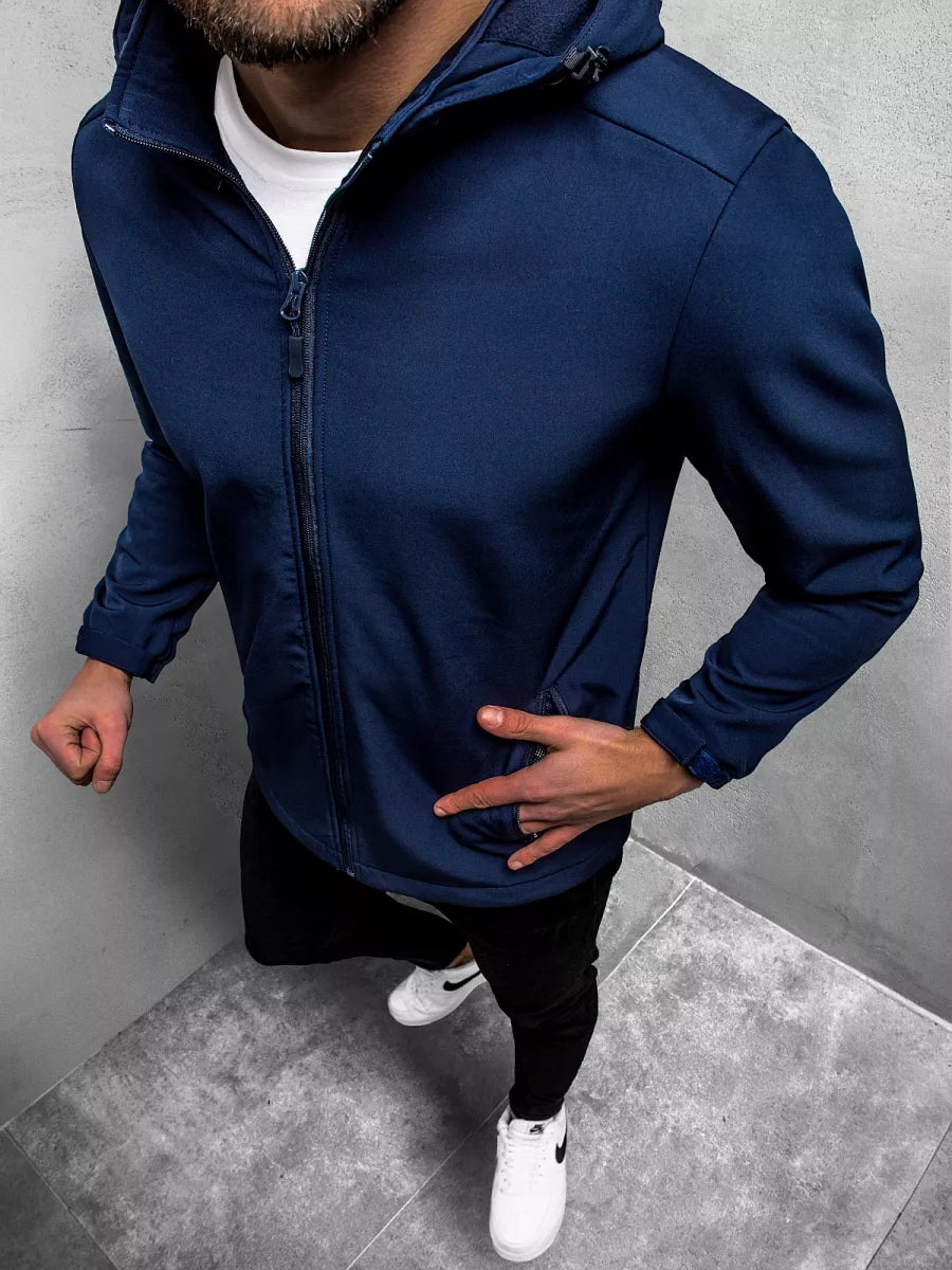 Dark blue men's jacket Luter