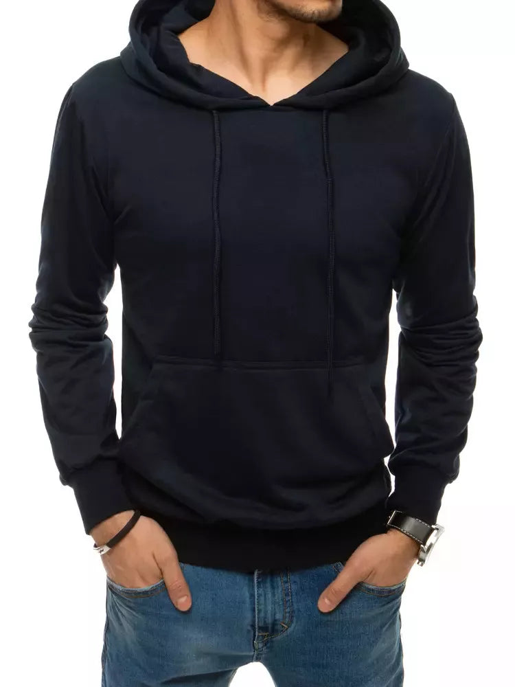 Men's navy blue hooded sweatshirt Rodrigo