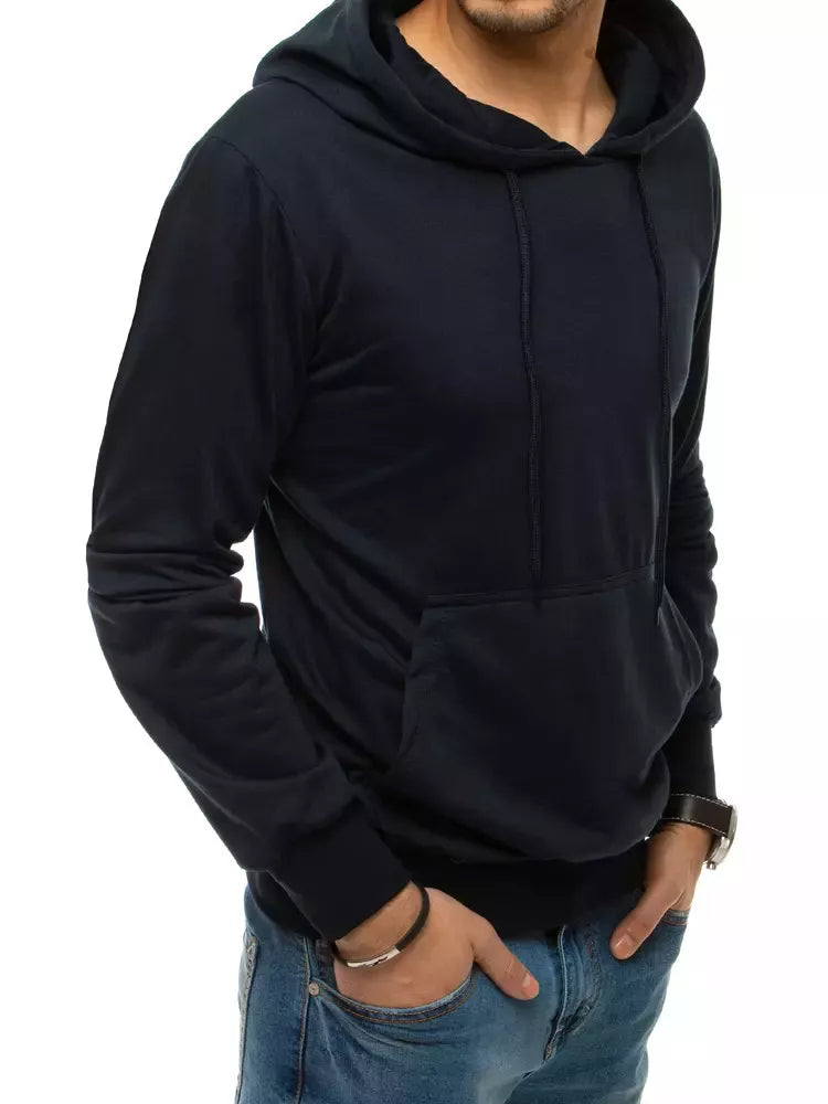 Men's navy blue hooded sweatshirt Rodrigo