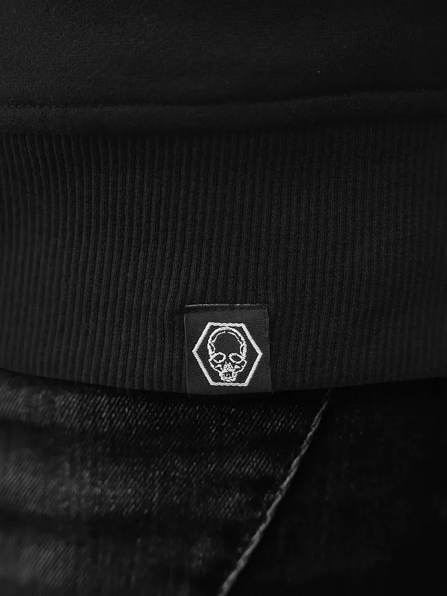 Men's sweater black Lack