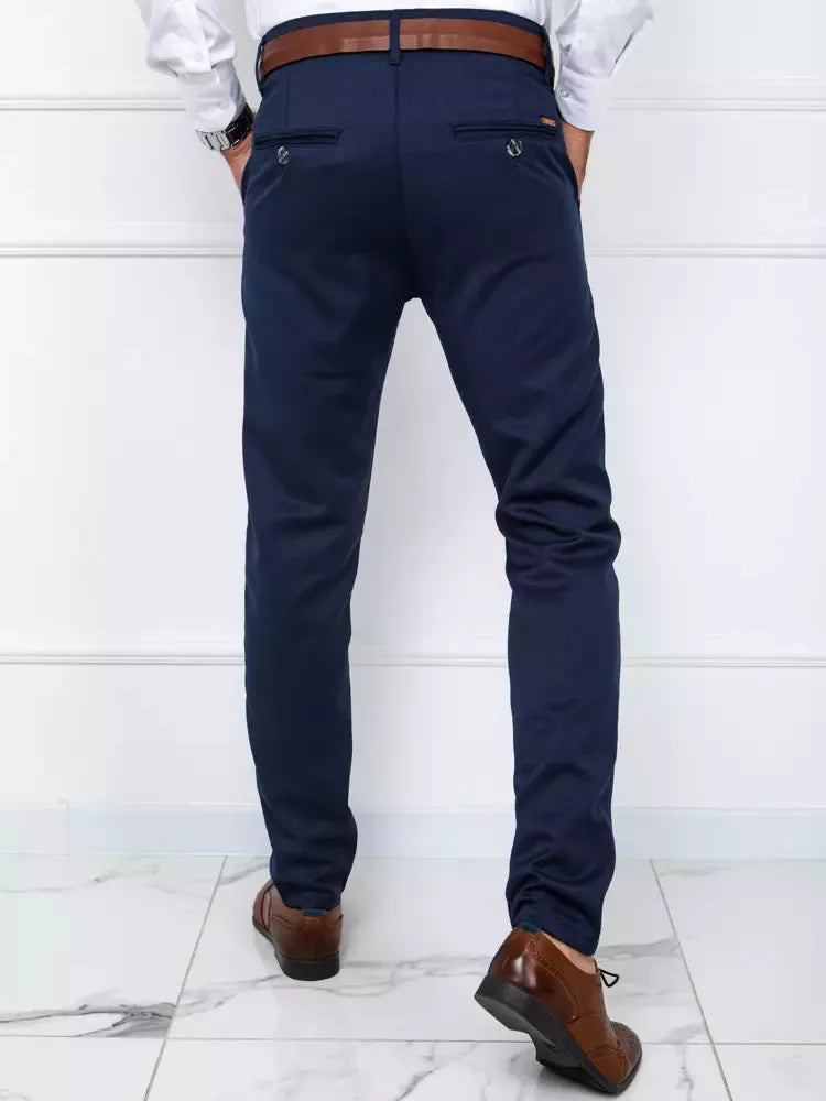 Men's classic dark blue trousers Purot
