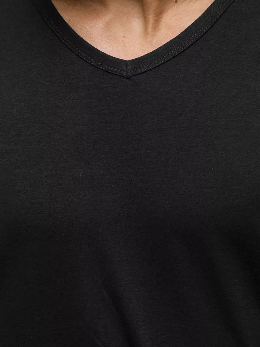 Men's black T-shirt Dimel