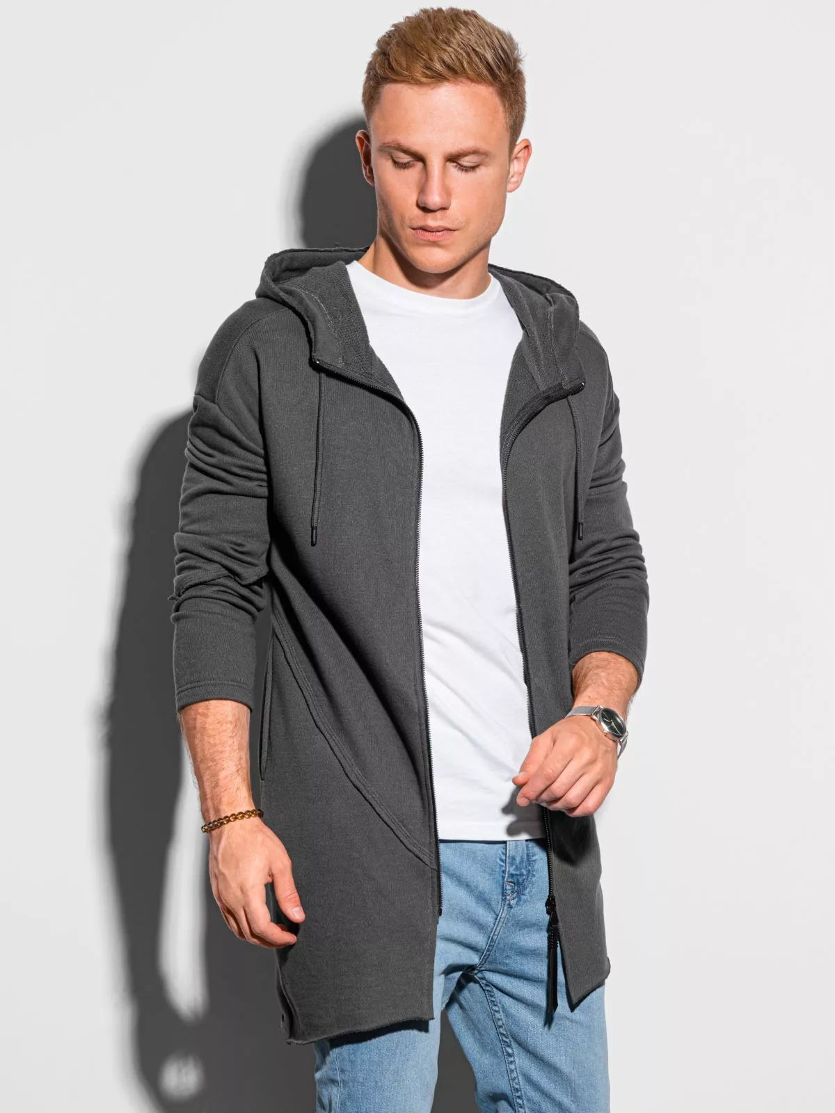 Men's dark gray sweater Stivin 