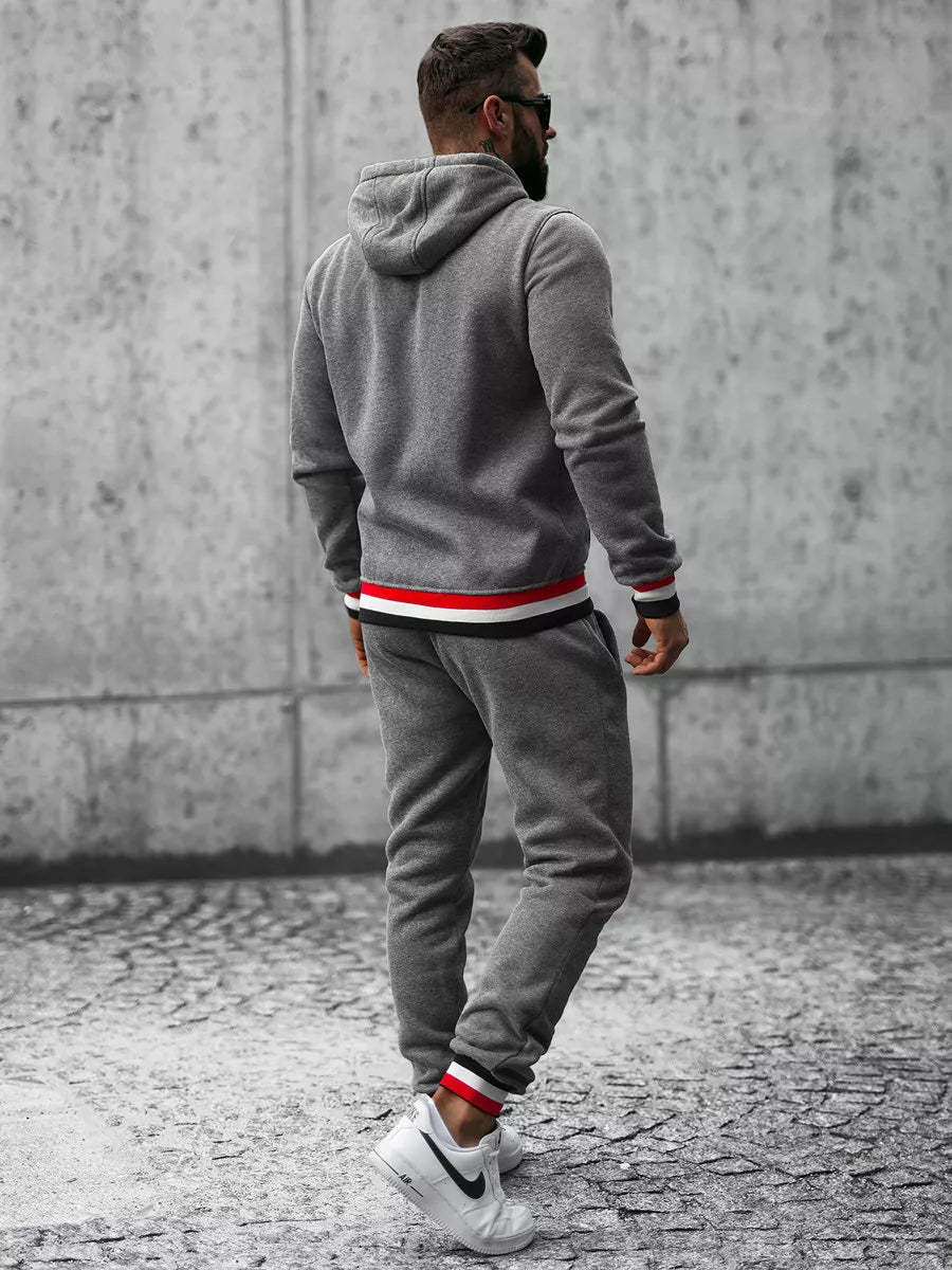 Men's dark grey tracksuit Grafor