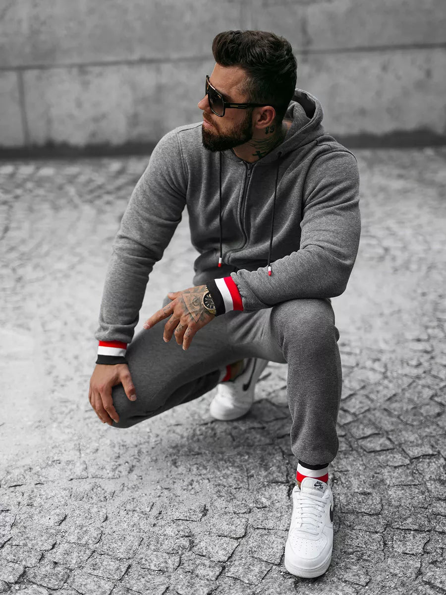 Men's dark grey tracksuit Grafor