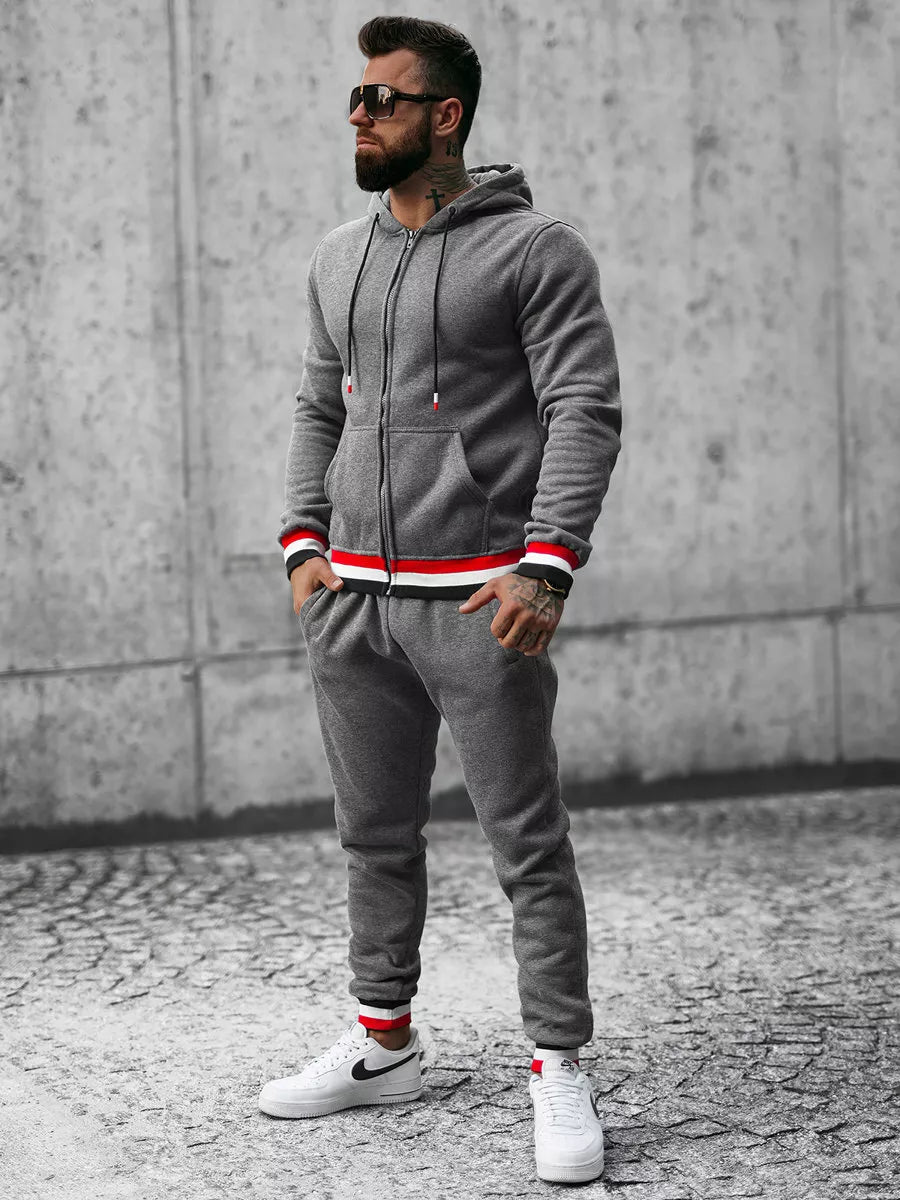 Men's dark grey tracksuit Grafor