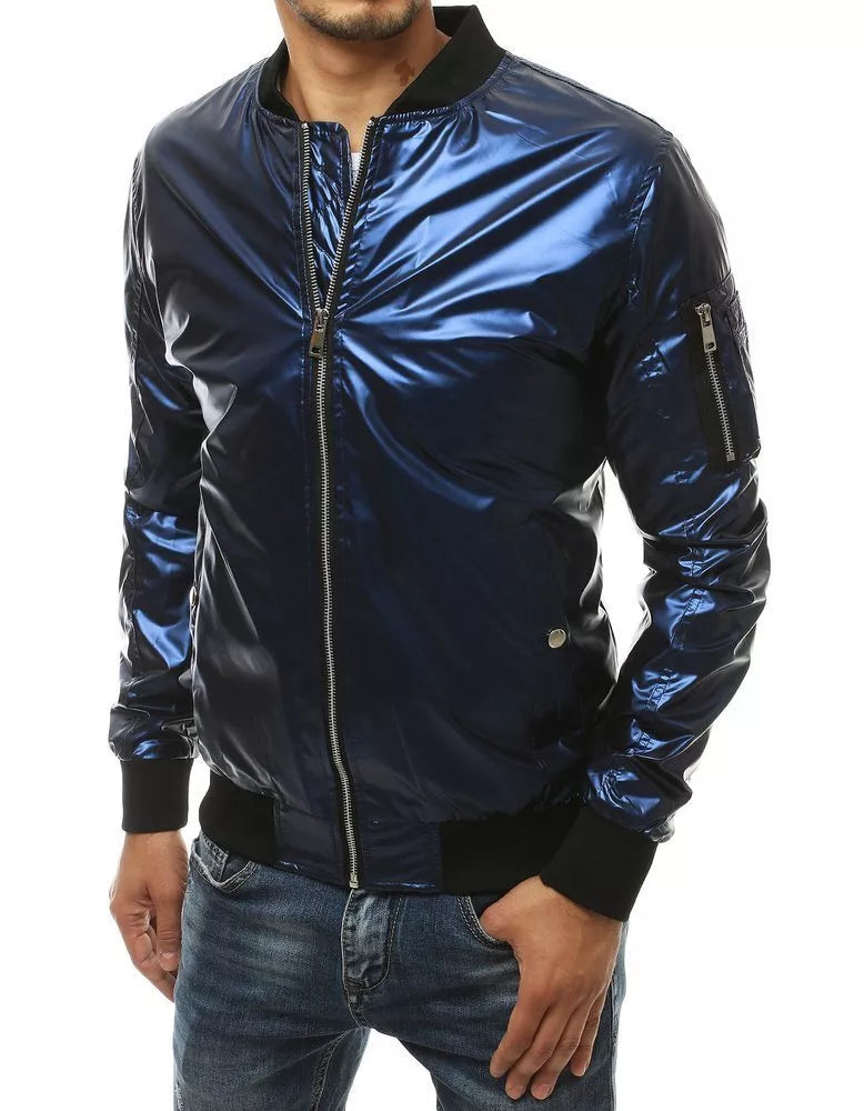 Men's navy blue bomber jacket Uvold