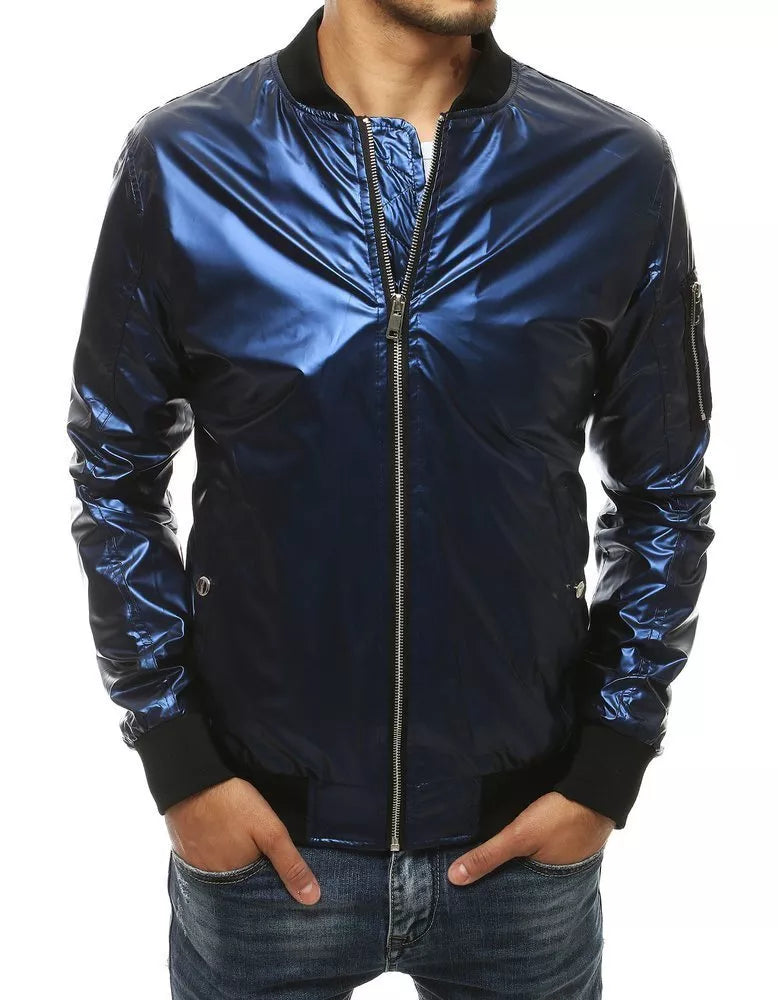 Men's navy blue bomber jacket Uvold