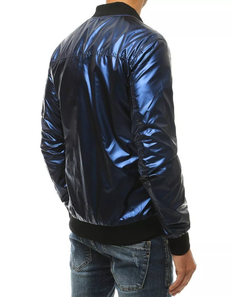 Men's navy blue bomber jacket Uvold