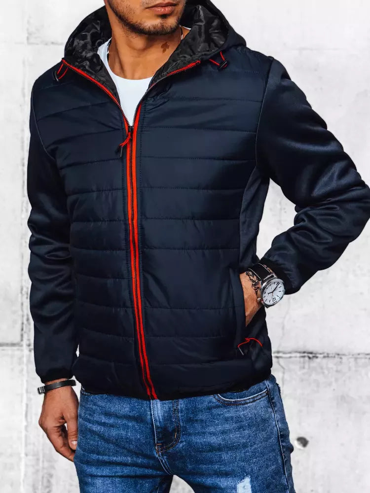 Men's dark blue jacket Nomelo