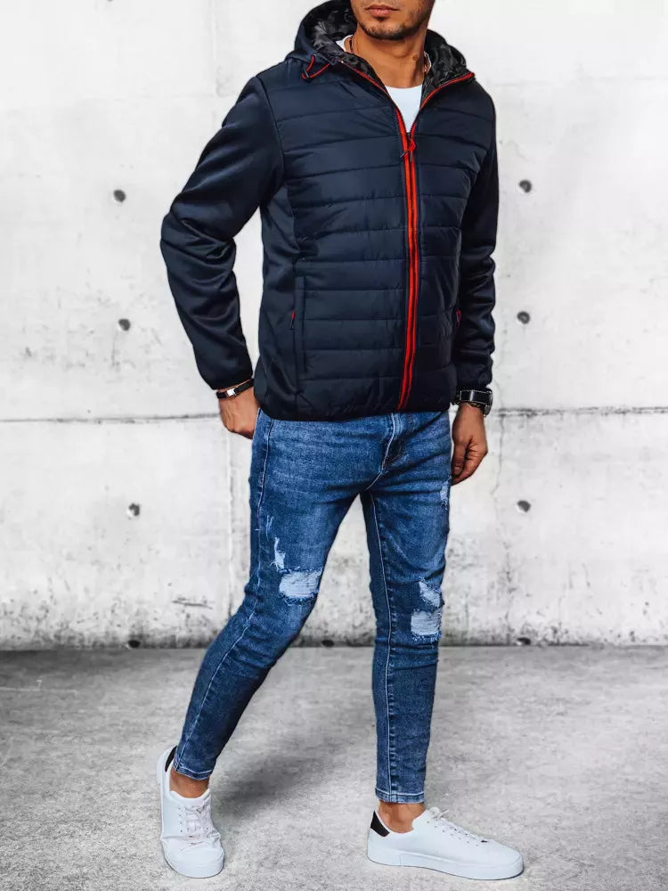 Men's dark blue jacket Nomelo