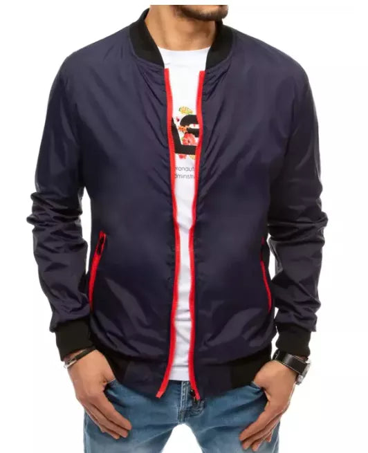 Men's dark blue Rain jacket 