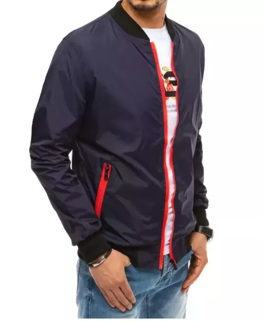 Men's dark blue Rain jacket 