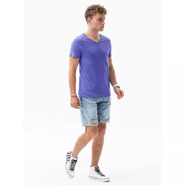 : Men's purple T-shirt Kemol