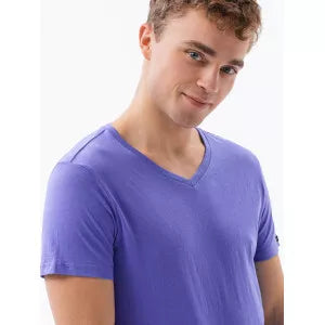 : Men's purple T-shirt Kemol