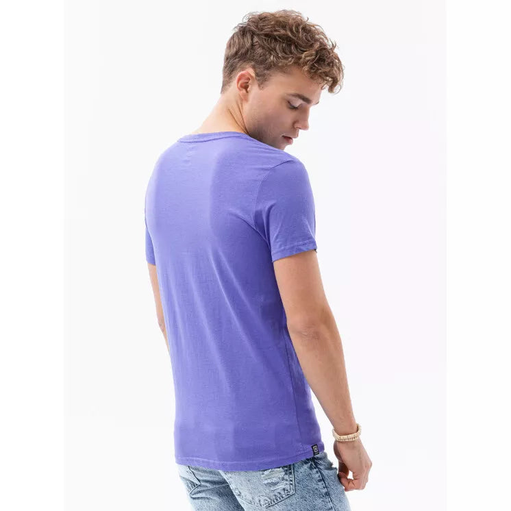 : Men's purple T-shirt Kemol