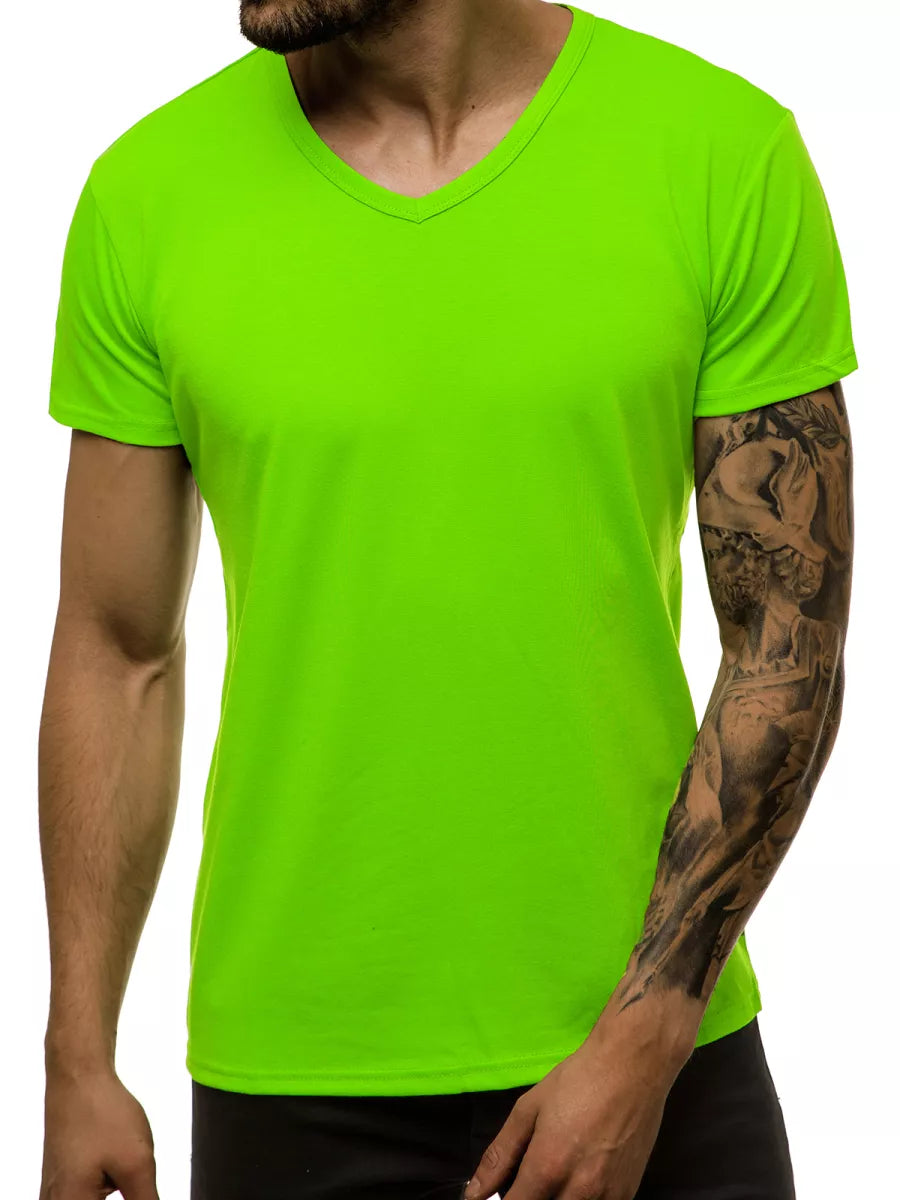 Men's neon green T-shirt Dimel