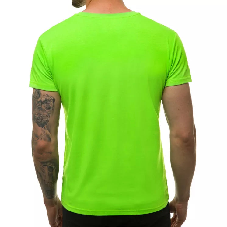 Men's neon green T-shirt Dimel