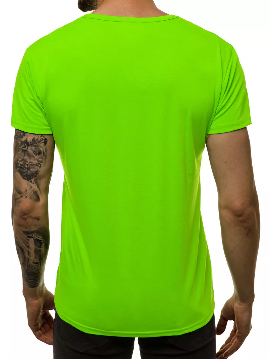 Men's neon green T-shirt Dimel