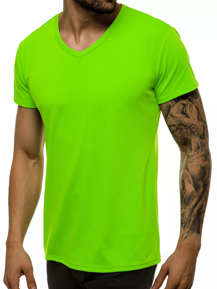 Men's neon green T-shirt Dimel