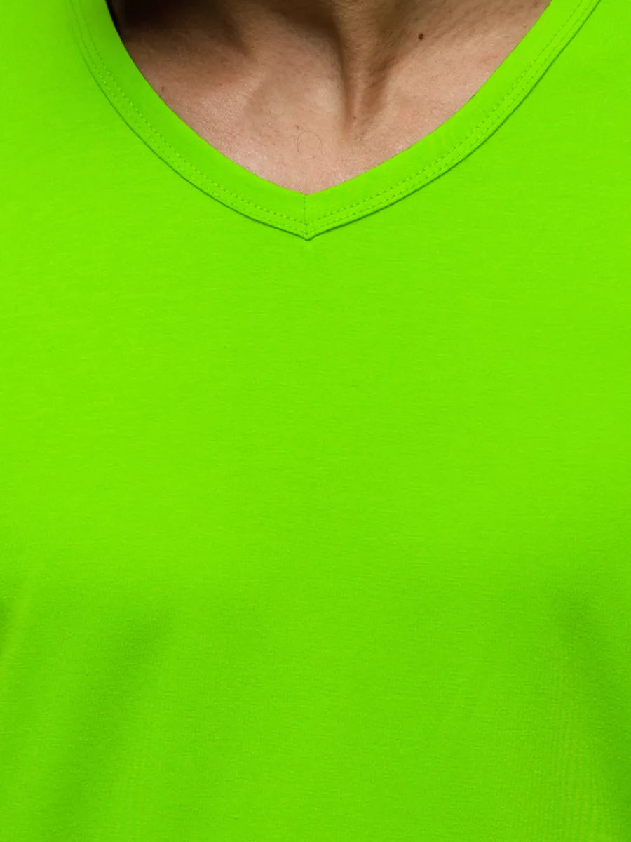 Men's neon green T-shirt Dimel