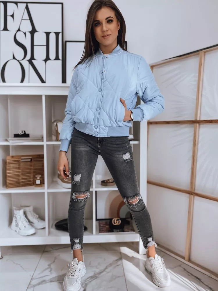 Women's light blue jacket Carol