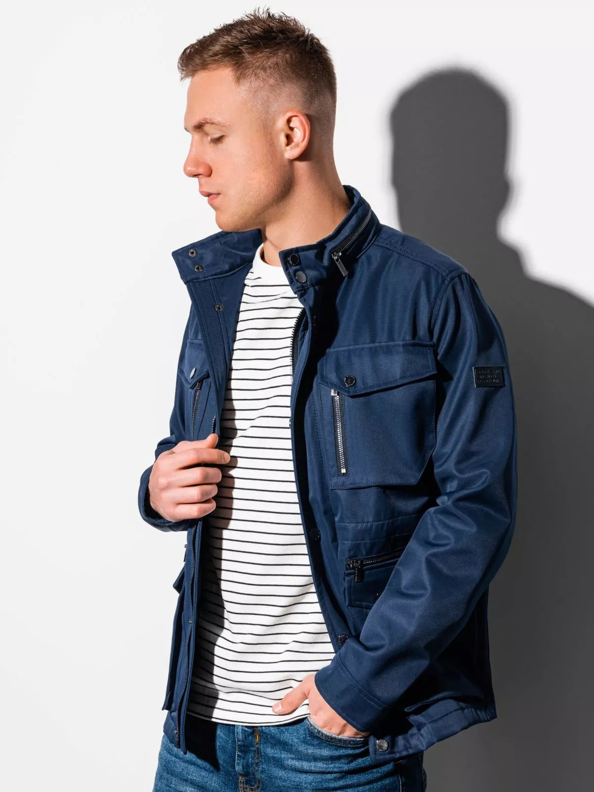 Blue men's jacket Rafil