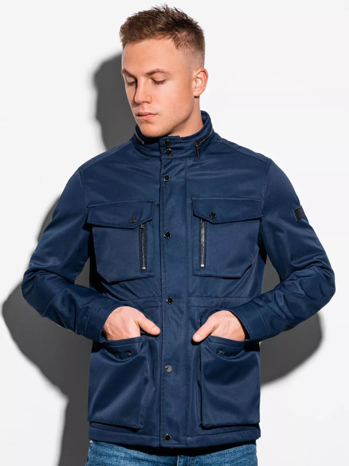 Blue men's jacket Rafil