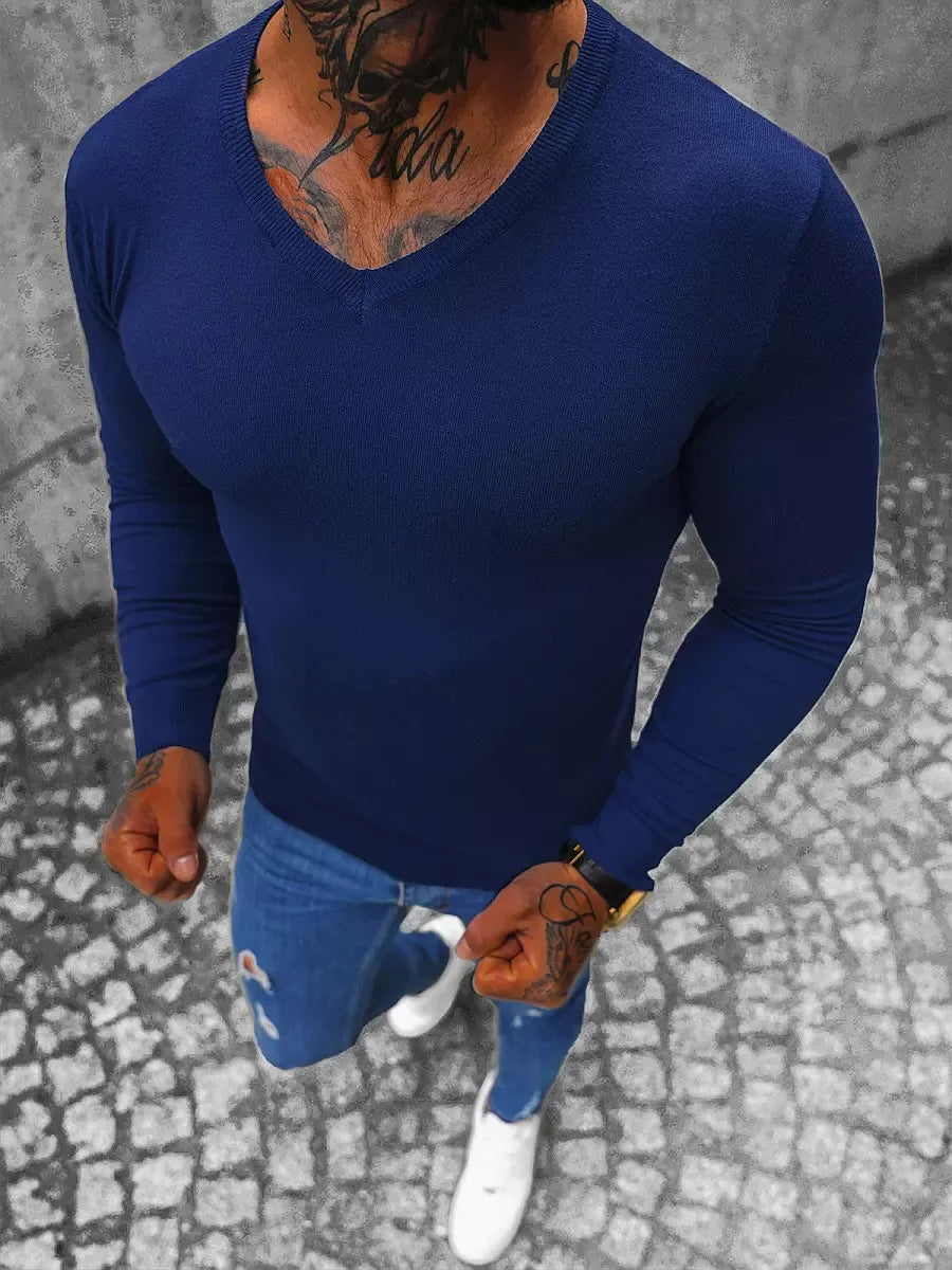 Blue men's sweater Gozil