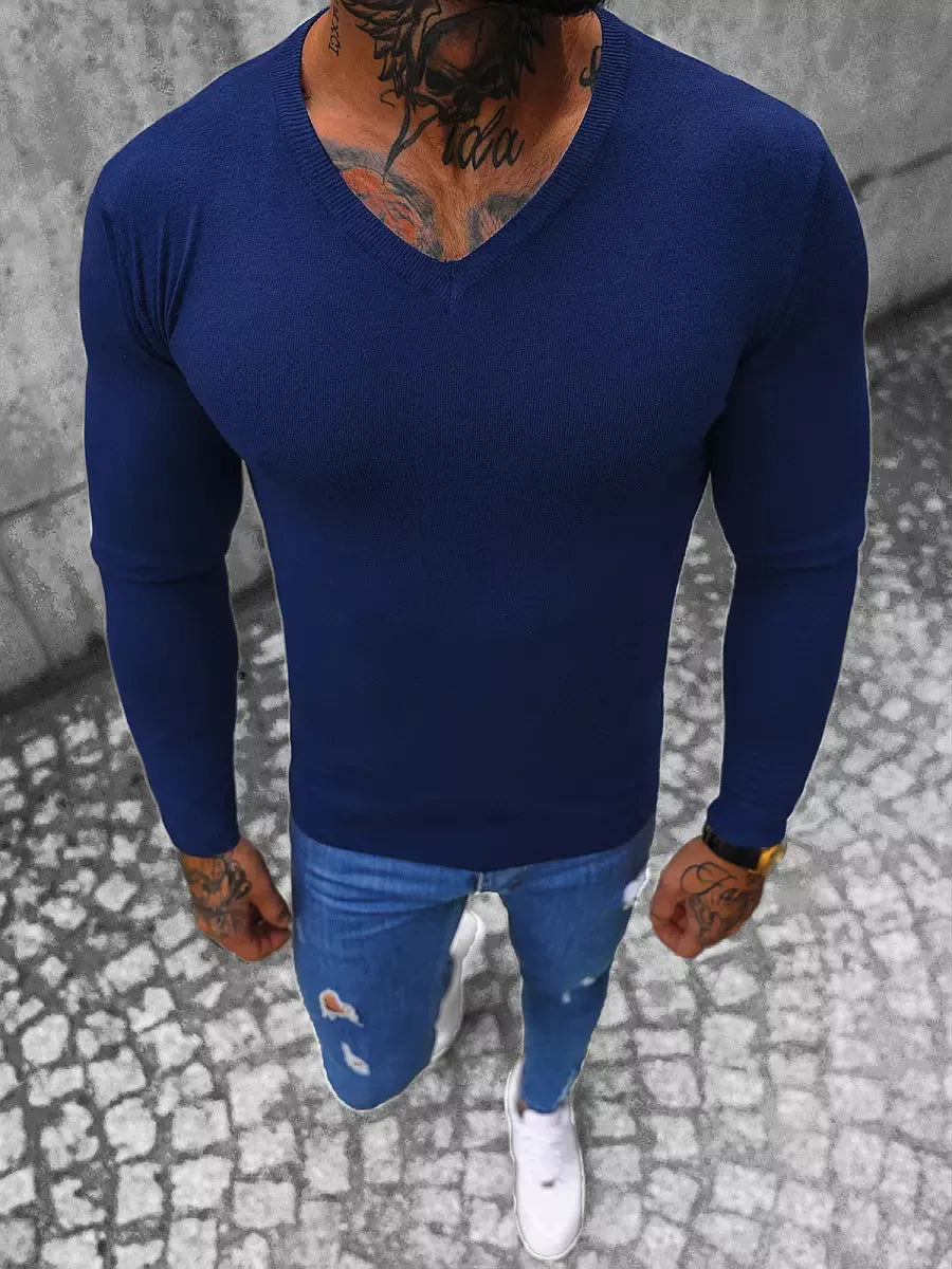 Blue men's sweater Gozil