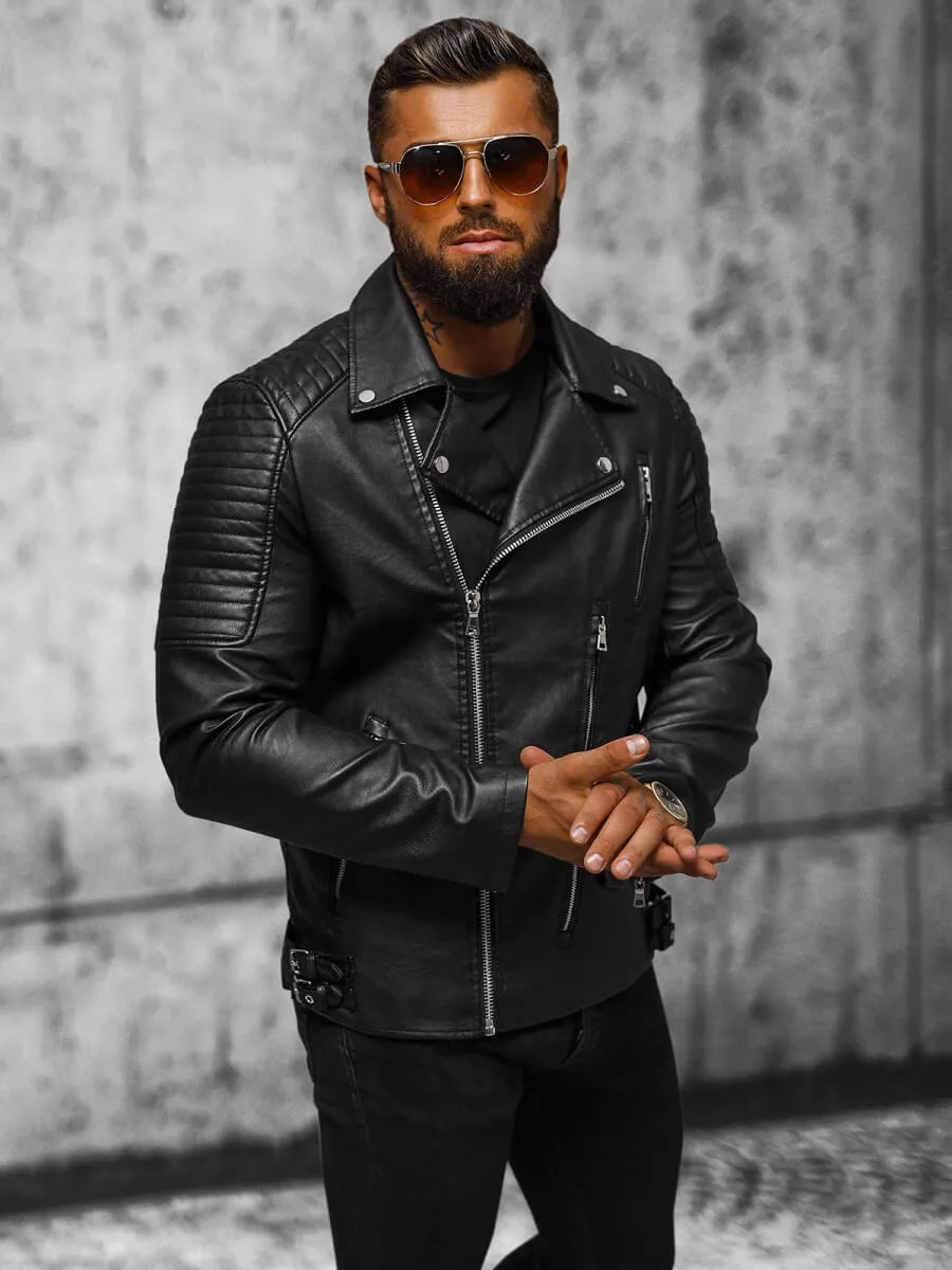 Eco leather jacket Biker