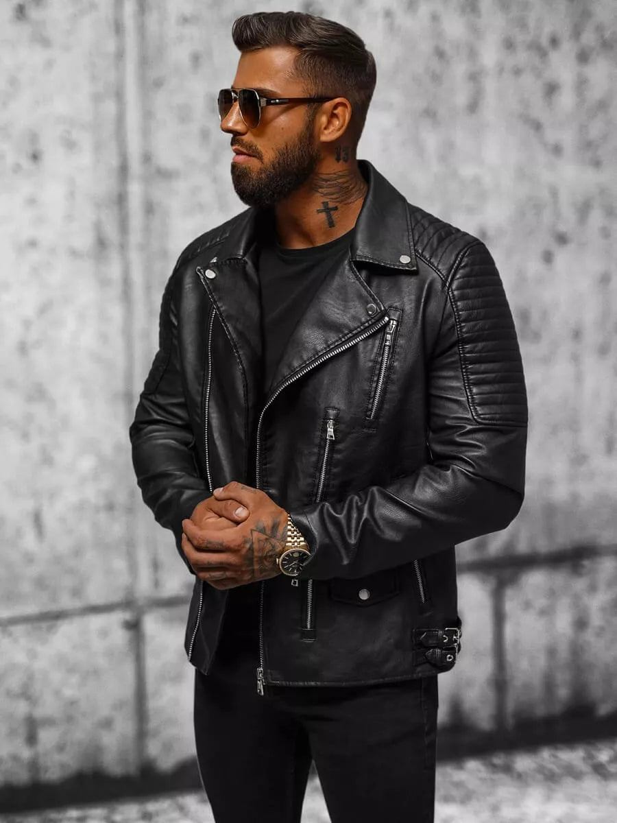 Eco leather jacket Biker